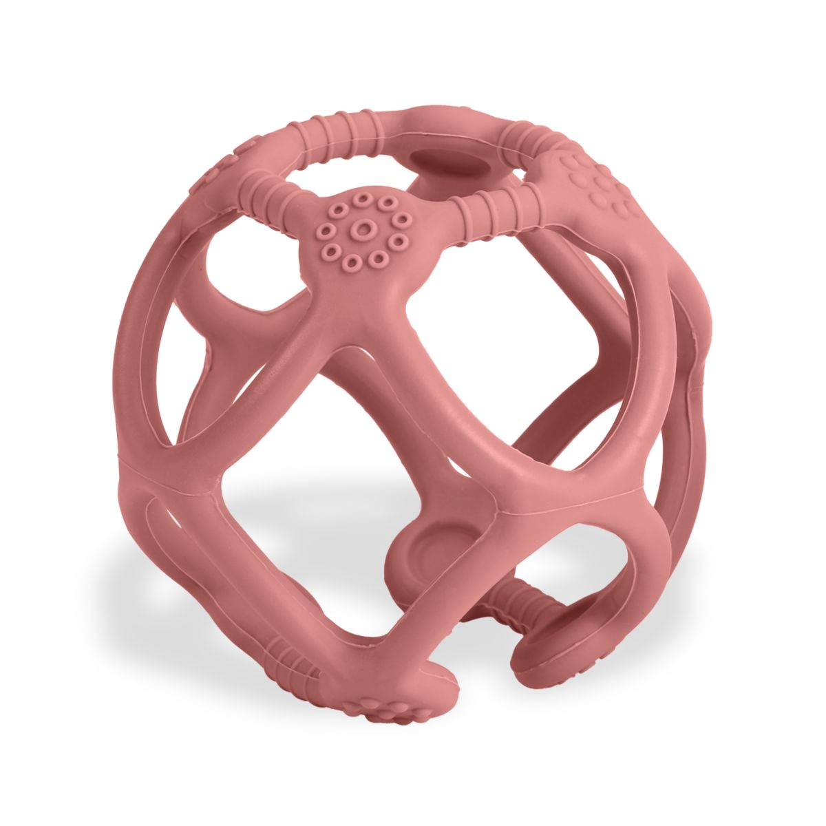 LuvLap Silicone Ball Teether, Pink