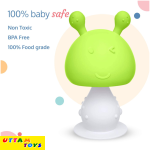 LuvLap Silicone Baby Teether Of Mushroom Shape ( Green)