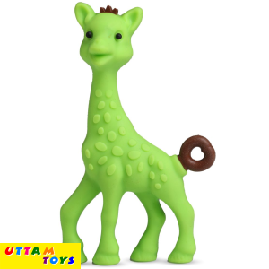 LuvLap Tiny Giffy Silicone Teether (Green)