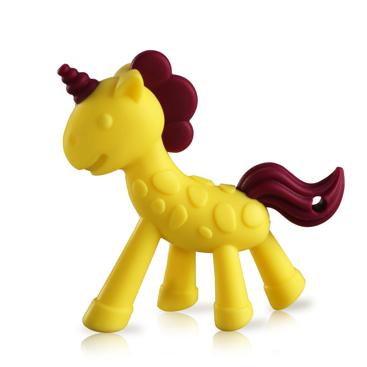 LuvLap Silicone Teether (Yellow)