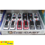 metal police car assorted box