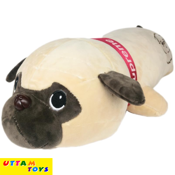 Sleeping Pug Puppy Plush Toy, 18" Stuffed Animal Throw Plushie Pillow Doll, Soft Fluffy Puppy Dog Hugging Cushion - Present for Every Age & Occasion(50cm)