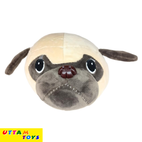 Sleeping Pug Puppy Plush Toy, 18" Stuffed Animal Throw Plushie Pillow Doll, Soft Fluffy Puppy Dog Hugging Cushion - Present for Every Age & Occasion(50cm)