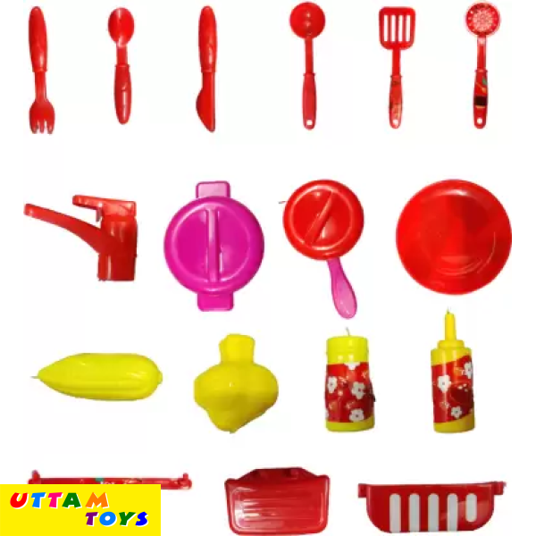 Kitchen Set Cooking Pretend Play Toys for Kids