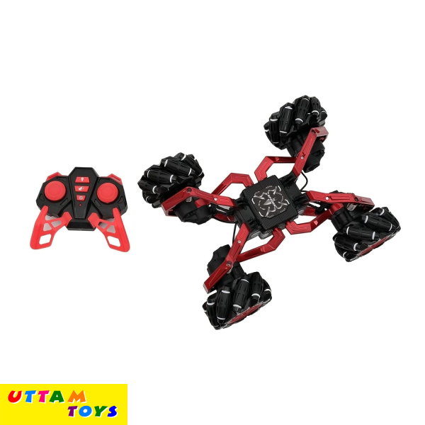 FREK SELAK,RC Stunt Car 2.4G Assemble Remote Control Drift Car Mecanum-Wheels Stunt RC Toys 4WD Spider Horizontal Monster Metal Body Toy Car Remote Control...
