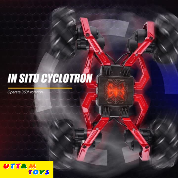 FREK SELAK,RC Stunt Car 2.4G Assemble Remote Control Drift Car Mecanum-Wheels Stunt RC Toys 4WD Spider Horizontal Monster Metal Body Toy Car Remote Control...
