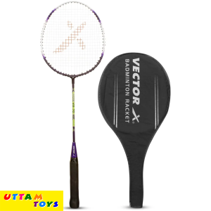 VECTOR X VX-70 Cover Purple Strung Badminton Racquet
